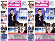 Bóng đá anh, ngoại hạng anh, lịch thi đấu euro 2012, Đọc TT&VH ngày 06/4: Tùng Dương trên đỉnh Cống hiến